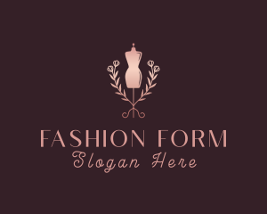 Dainty Floral Mannequin logo design