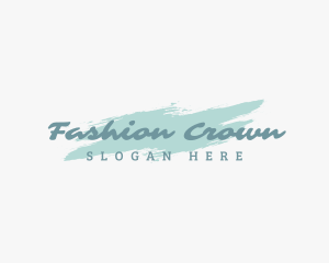 Fashion Watercolor Brand logo design