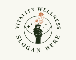 Flower Spa Wellness logo design