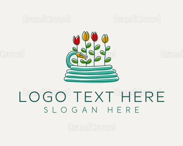 Tulips Flower Garden Hose Logo