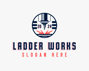 CNC Laser Milling logo design