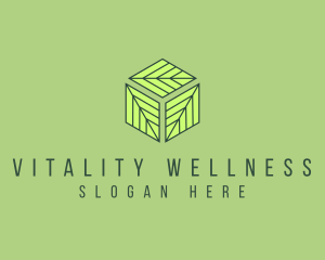 Botanical Leaf Wellness logo design