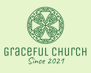Artifact - Green Organic Ornament logo design