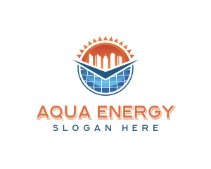 Solar Energy Building logo design