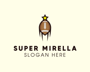 American Football Star Logo