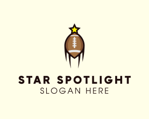 American Football Star logo design