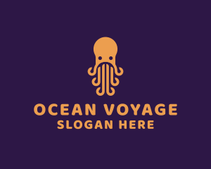 Sea Octopus Animal logo design