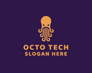 Sea Octopus Animal logo design