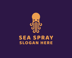 Sea Octopus Animal logo design