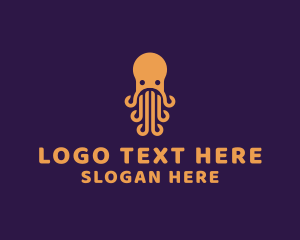 Aquapark - Sea Octopus Animal logo design