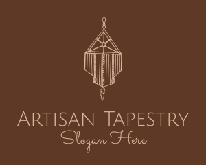 Tapestry - Hanging Macrame Tapestry logo design