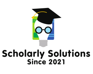 Scholar - Lightbulb Creative Scholar logo design