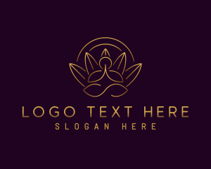 Relax - Yoga Wellness Meditation logo design