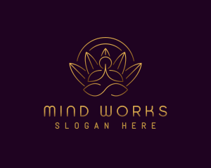 Yoga Wellness Meditation logo design