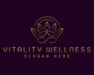 Yoga Wellness Meditation logo design