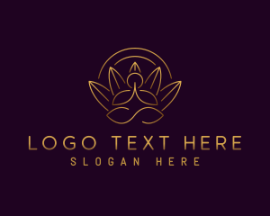 Leaf - Yoga Wellness Meditation logo design