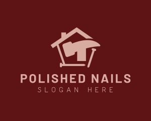 Hammer Nail Tools logo design