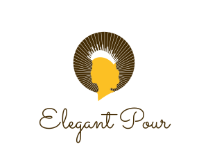 Elegant Beauty Crown logo design