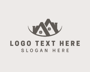 Home Improvement - Subdivision Home Roof logo design