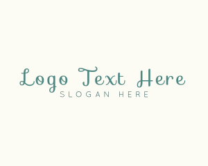Beauty Product - Script Handwriting Wordmark logo design