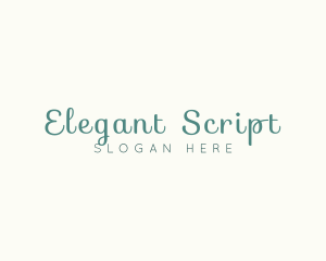 Handwriting - Script Handwriting Wordmark logo design