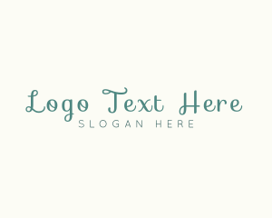 Nail Salon - Script Handwriting Wordmark logo design