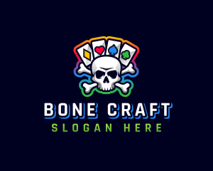 Bone - Casino Skull Bone logo design