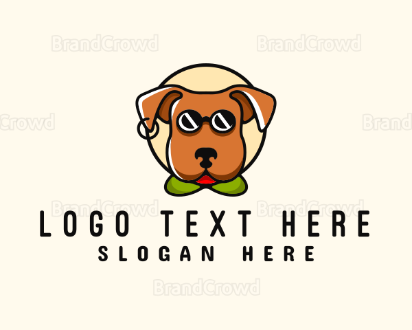 Sunglasses Pet Dog Logo