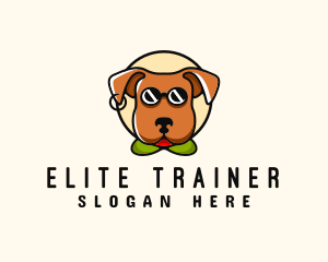 Sunglasses Pet Dog logo design