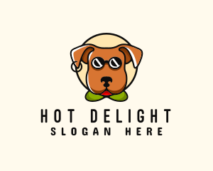 Sunglasses Pet Dog logo design