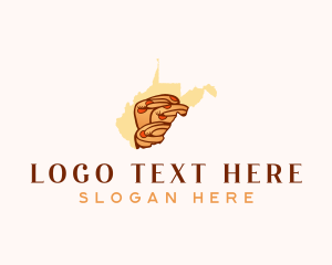 West Virginia - West Virginia Peperoni Rolls logo design