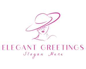 Elegant Fashion Lady logo design