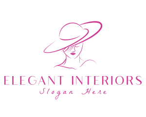 Elegant Fashion Lady logo design