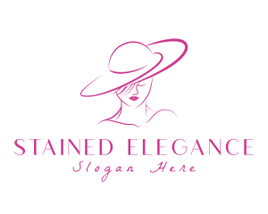 Elegant Fashion Lady logo design