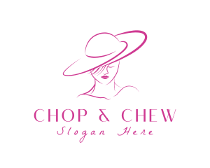 Hat - Elegant Fashion Lady logo design