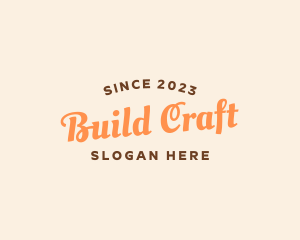 Craft Workshop Wordmark logo design