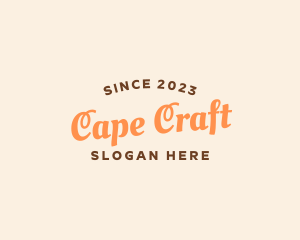 Craft Workshop Wordmark logo design