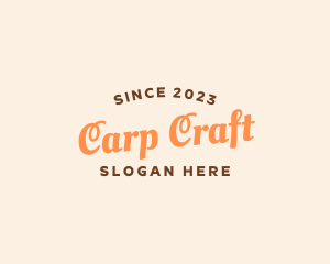 Craft Workshop Wordmark logo design