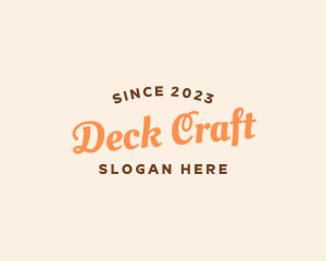 Craft Workshop Wordmark logo design