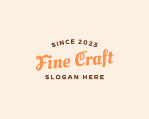 Craft Workshop Wordmark logo design