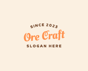 Craft Workshop Wordmark logo design