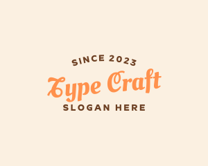 Craft Workshop Wordmark logo design