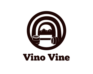 Wine - Winery Wine Cellar logo design