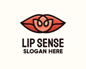 Tulip Lip Cosmetics logo design