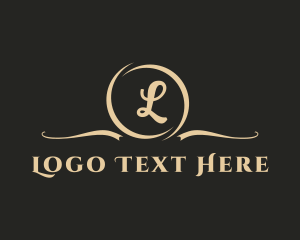 Event - Luxury Event Stylist Letter logo design