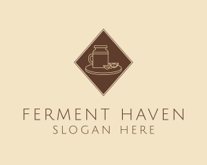 Fermentation - Fermented Kombucha Tea logo design