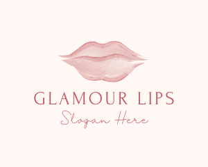 Lipstick - Feminine Lipstick Cosmetics logo design