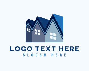Town House - Residential Housing Developer logo design