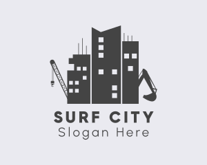 Urban City Property Construction logo design