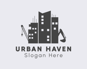 Urban City Property Construction logo design